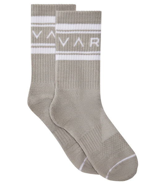 Varley Astley Active Sock Cement/ Snow White